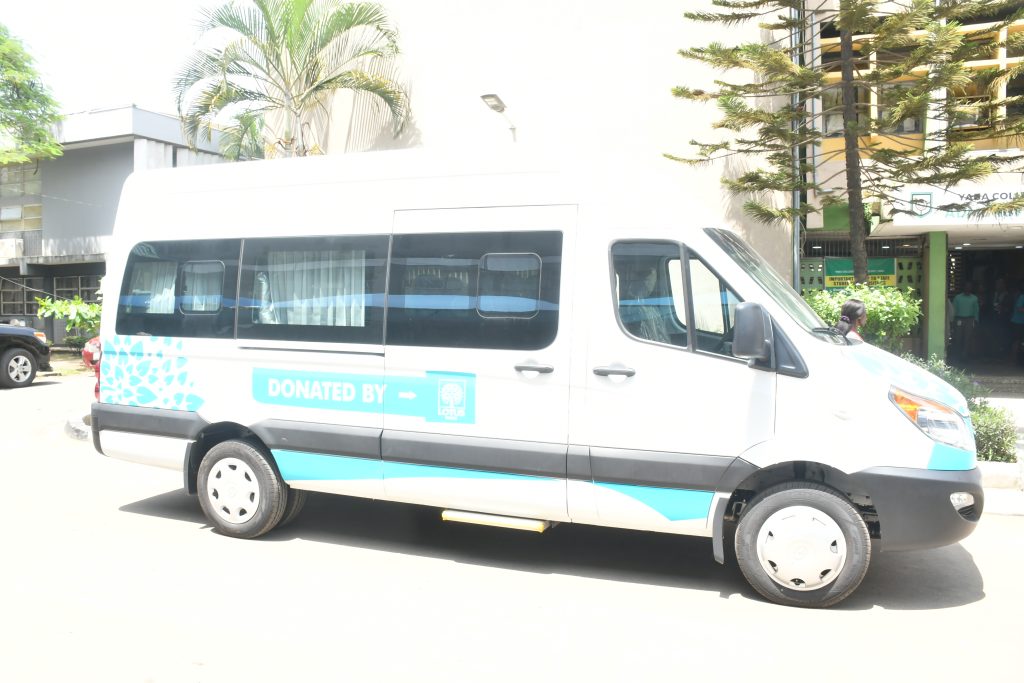 brand new 18 Seater JAC Sunray Bus donated to Yaba College of Technology (YABATECH)